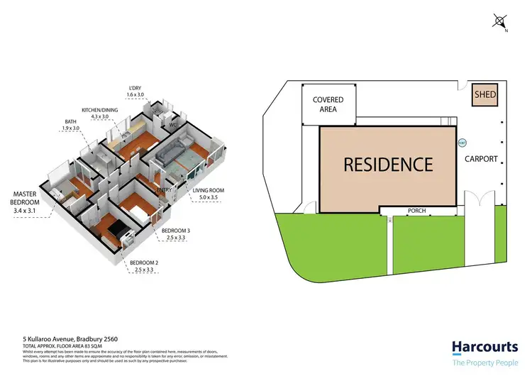 Floorplan of Homely house listing, 5 Kullaroo Avenue, Bradbury NSW 2560