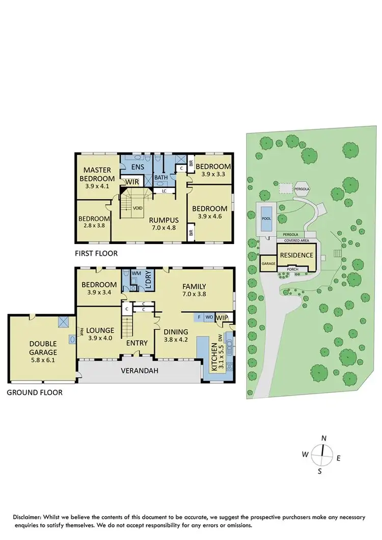 Floorplan of Homely house listing, 17 Pisces Court, Donvale VIC 3111