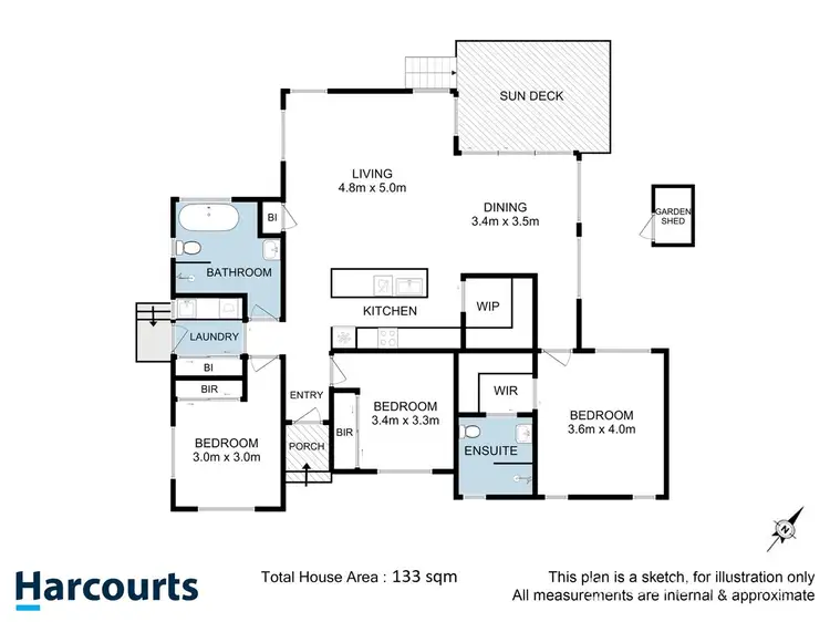 Floorplan of Homely house listing, 56 Eldridge Drive, Kingston TAS 7050