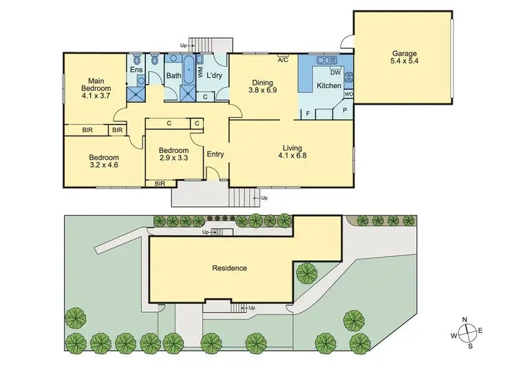 Floorplan of Homely house listing, 1 Mahoney Street, Templestowe Lower VIC 3107