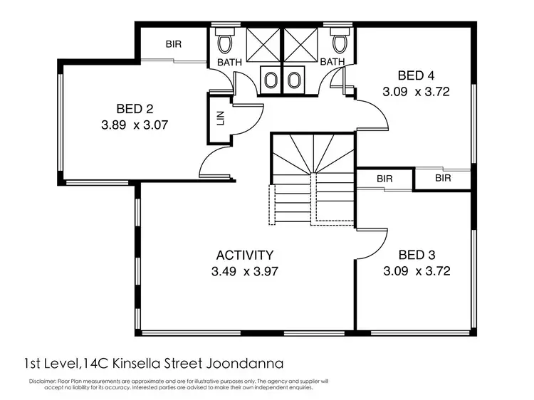 Floorplan of Homely house listing, 14C Kinsella Street, Joondanna WA 6060