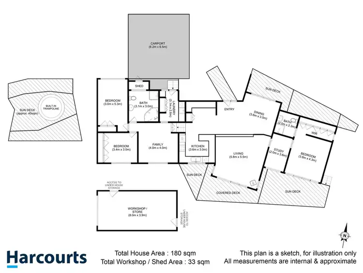 Floorplan of Homely house listing, 6 Twin Rivers Lane, Grove TAS 7109