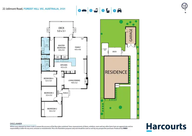 Floorplan of Homely house listing, 22 Jolimont Road, Forest Hill VIC 3131