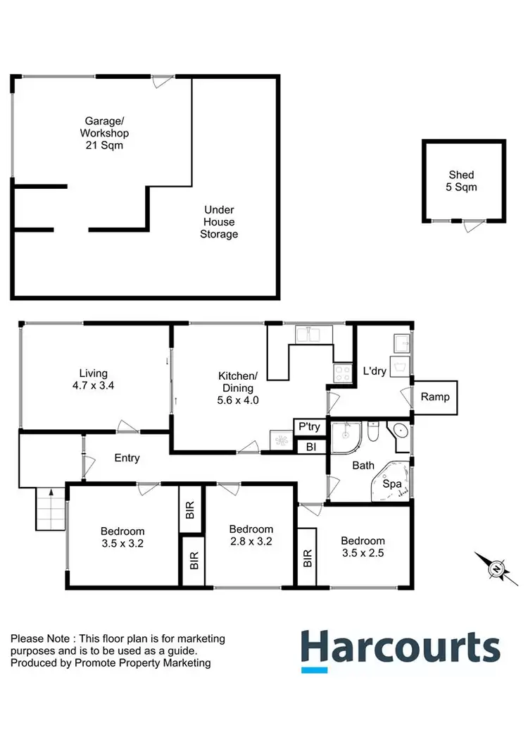 Floorplan of Homely house listing, 24 Lumeah Avenue, Lenah Valley TAS 7008