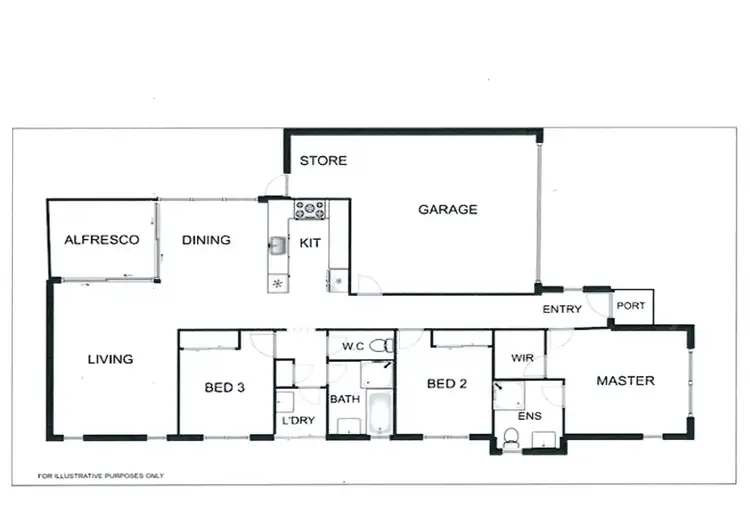 Floorplan of Homely house listing, 3/40 Davilak Ave, Hamilton Hill WA 6163
