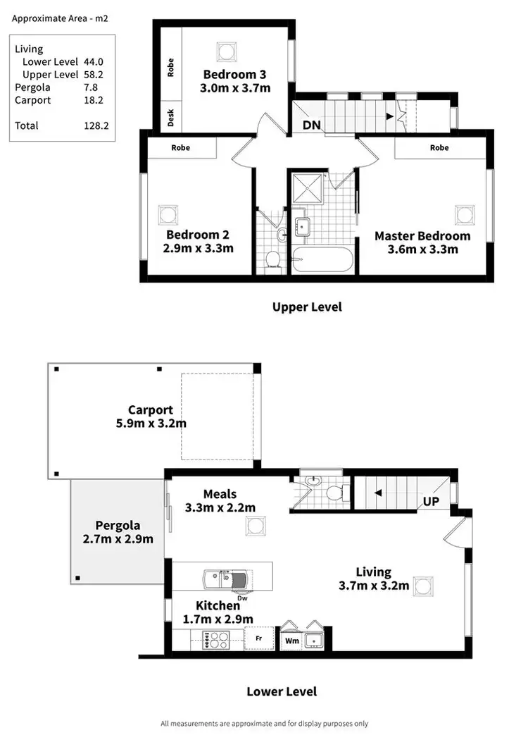 Floorplan of Homely townhouse listing, 3/8 Trevor Street, Christies Beach SA 5165