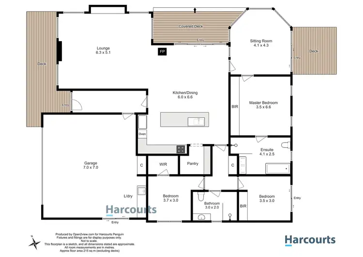Floorplan of Homely house listing, 1 Cann Street, Penguin TAS 7316