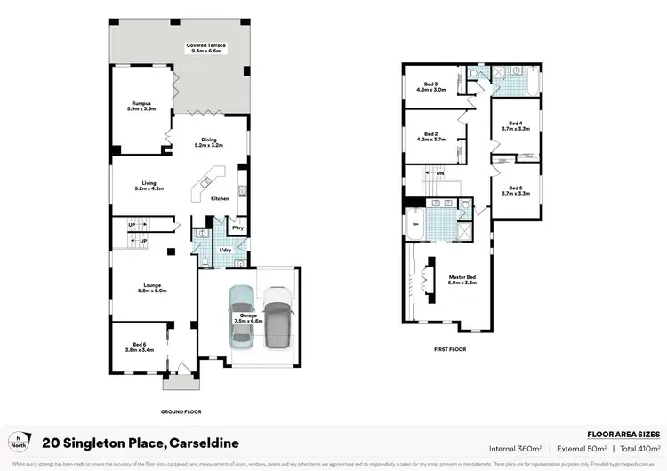 Floorplan of Homely house listing, 20 Singleton Place, Carseldine QLD 4034
