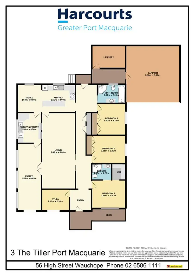 Floorplan of Homely house listing, 3 The Tiller, Port Macquarie NSW 2444