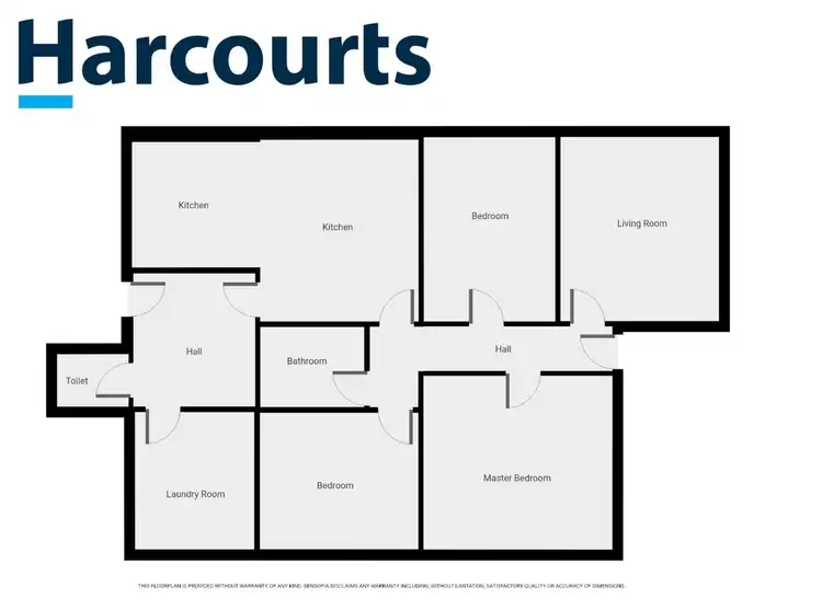 Floorplan of Homely house listing, 9 R Walkers Road, Goroke VIC 3412
