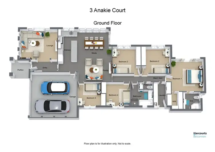 Floorplan of Homely house listing, 3 Anakie Court, Ngunnawal ACT 2913