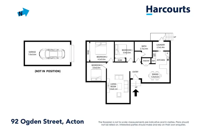 Floorplan of Homely house listing, 92 Ogden Street, Acton TAS 7320