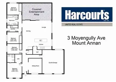 Floorplan of Homely house listing, 3 Moyengully Avenue, Mount Annan NSW