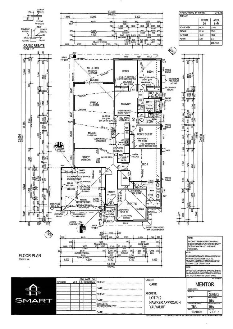 Floorplan of Homely house listing, 95 Hawker Approach, Yalyalup WA 6280