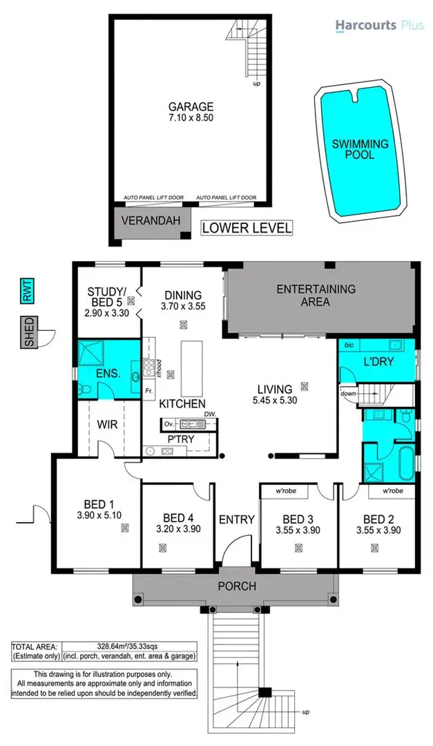 Floorplan of Homely house listing, 22 Unity Drive, Sheidow Park SA 5158