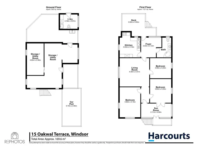 Floorplan of Homely house listing, 15 Oakwal Terrace, Windsor QLD 4030