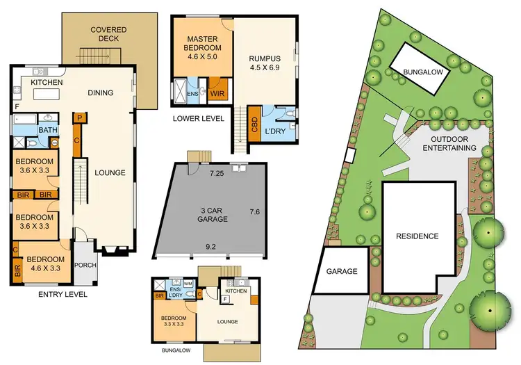 Floorplan of Homely house listing, 5 Bouganville Street, Boronia VIC 3155