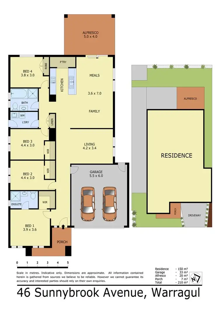 Floorplan of Homely house listing, 46 Sunnybrook Avenue, Warragul VIC 3820