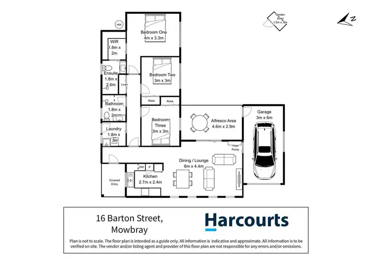 Floorplan of Homely unit listing, 21 & 22/16 Barton Street, Mowbray TAS 7248