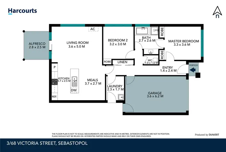 Floorplan of Homely unit listing, 3/68 Victoria Street, Sebastopol VIC 3356