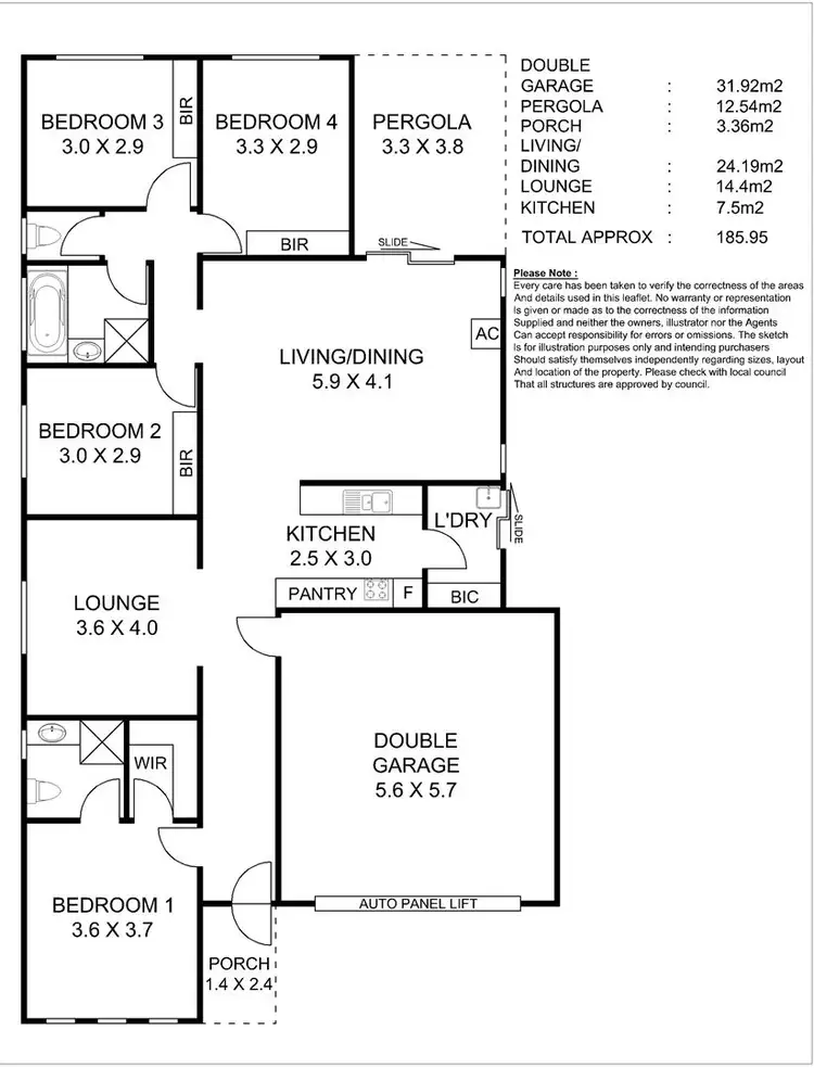 Floorplan of Homely house listing, 28 Joy Crescent, Murray Bridge SA 5253