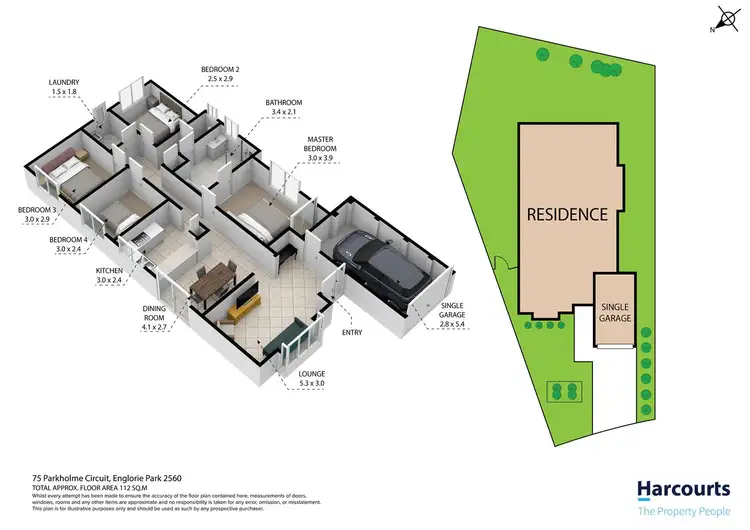 Floorplan of Homely house listing, 75 Parkholme Crescent, Englorie Park NSW 2560