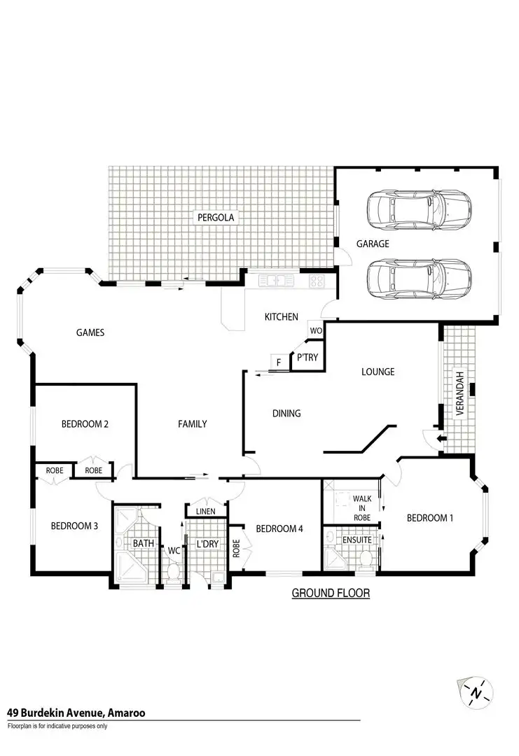 Floorplan of Homely house listing, 49 Burdekin Avenue, Amaroo ACT 2914