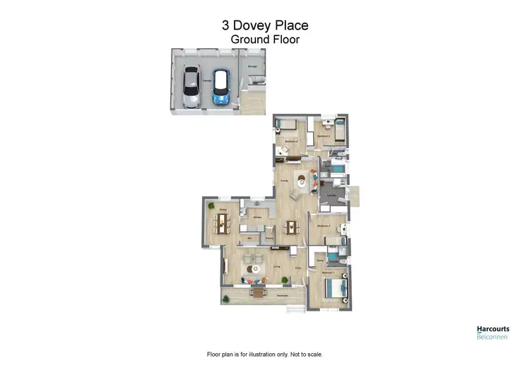 Floorplan of Homely house listing, 3 Dovey Place, Latham ACT 2615