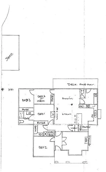 Floorplan of Homely house listing, 25 Andrew Street, Kerang VIC 3579