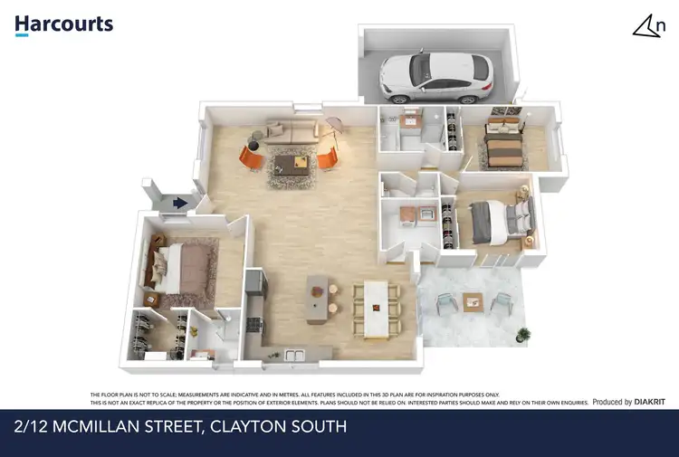 Floorplan of Homely unit listing, 2/12 McMillan Street, Clayton South VIC 3169