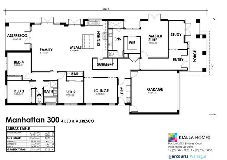 Floorplan of Homely house listing, 26 Highvale Rise, Warragul VIC 3820