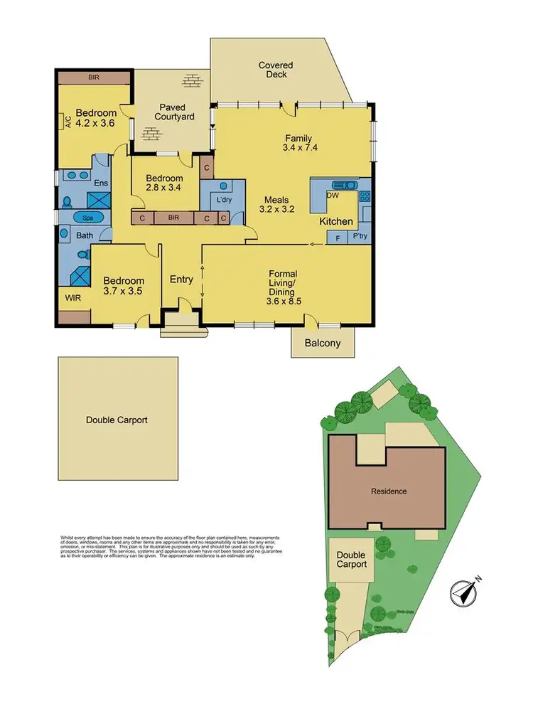 Floorplan of Homely house listing, 18 Adley Court, Vermont South VIC 3133