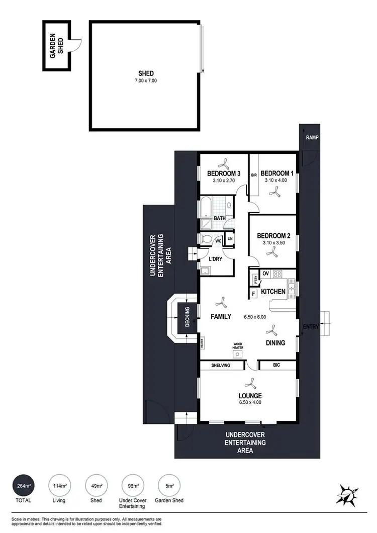 Floorplan of Homely house listing, 74 Seaview Avenue, Middleton SA 5213