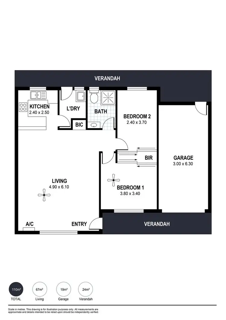 Floorplan of Homely unit listing, 5/58 Franklin Parade, Encounter Bay SA 5211