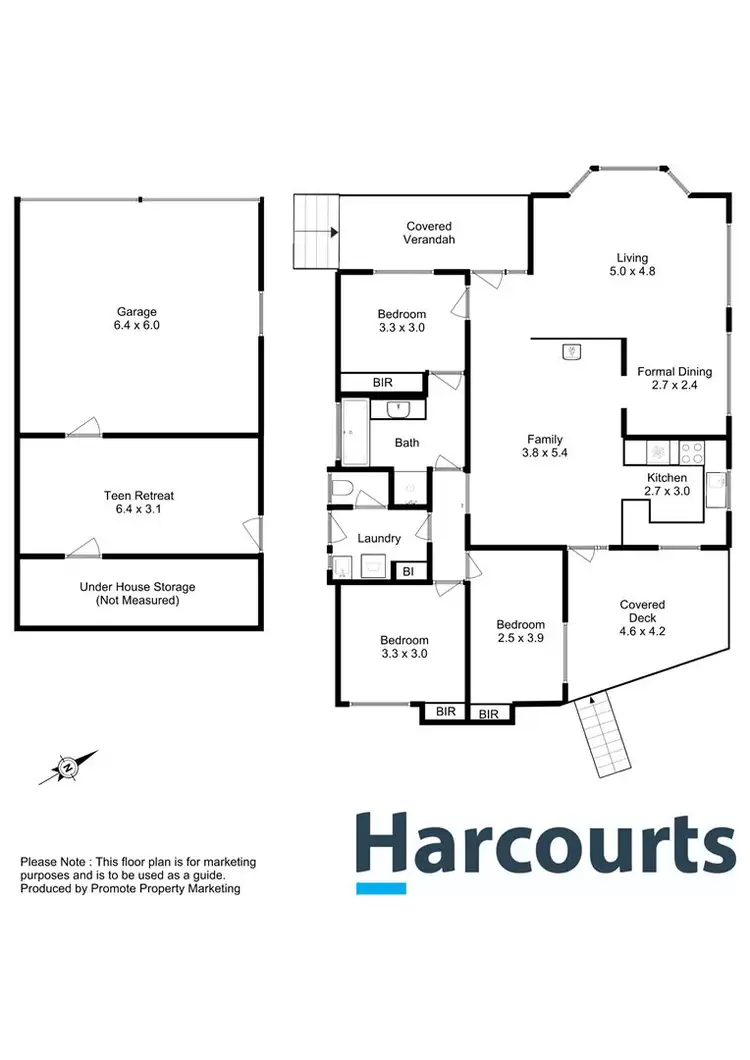 Floorplan of Homely house listing, 32 Bosco Drive, Glenorchy TAS 7010