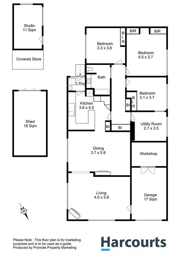 Floorplan of Homely house listing, 2 Kilpanie Circle, Chigwell TAS 7011