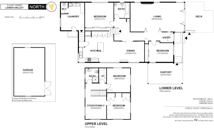 Floorplan of Homely house listing, 13 Gant Street, Lenah Valley TAS 7008