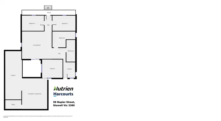 Floorplan of Homely house listing, 58 Napier Street, Stawell VIC 3380