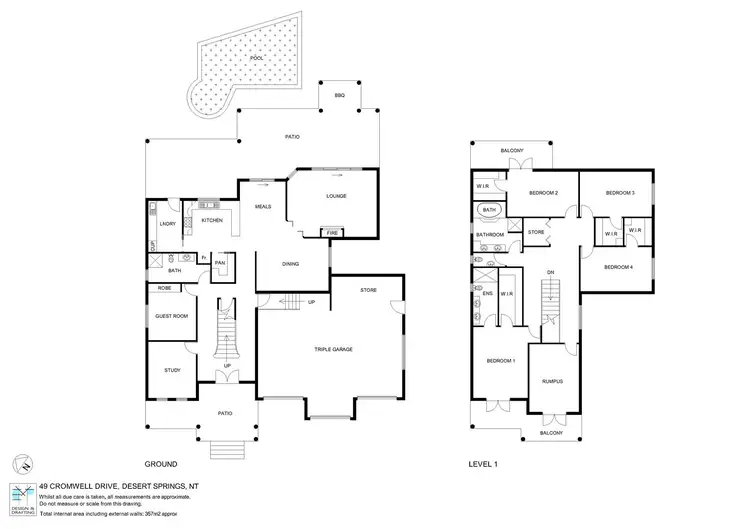 Floorplan of Homely house listing, 49 Cromwell Drive, Desert Springs NT 870