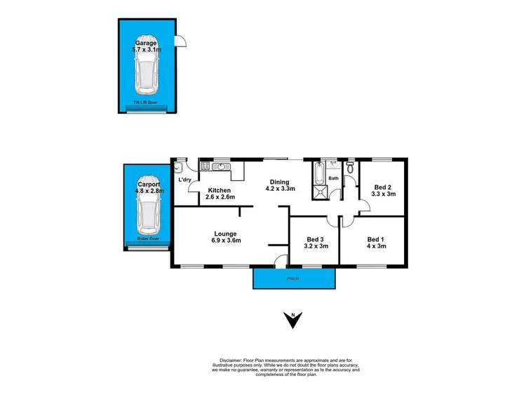 Floorplan of Homely house listing, 28 Carew Street, Reynella East SA 5161