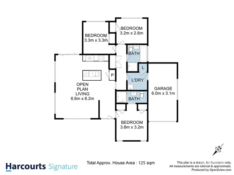 Floorplan of Homely house listing, 23 Heron Crescent, Midway Point TAS 7171