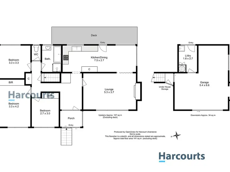 Floorplan of Homely house listing, 15 Amy Street, West Ulverstone TAS 7315
