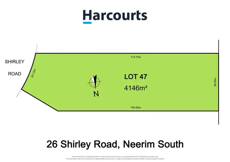 Floorplan of Homely land listing, 26 Shirley Road, Neerim South VIC 3831