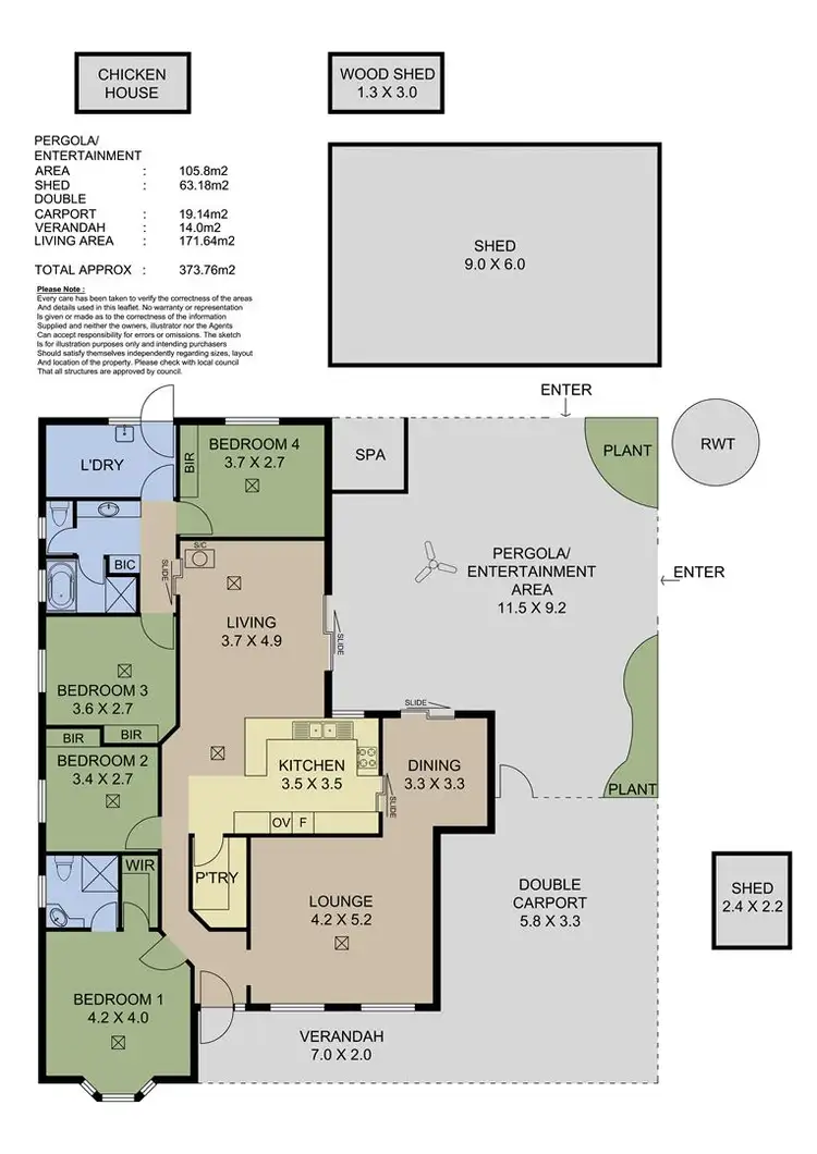 Floorplan of Homely house listing, 2 Monaghan Court, Kanmantoo SA 5252