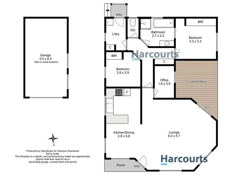 Floorplan of Homely retirement listing, 1/13 Lovett Street, Ulverstone TAS 7315
