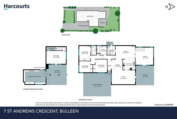 Floorplan of Homely house listing, 7 St Andrews Crescent, Bulleen VIC 3105