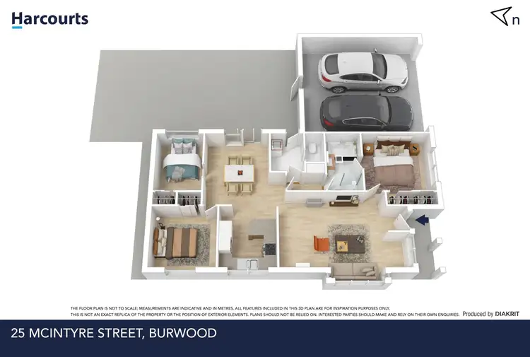 Floorplan of Homely unit listing, 25 McIntyre Street, Burwood VIC 3125