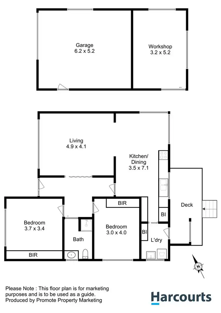 Floorplan of Homely house listing, 33 Ashbolt Crescent, Lutana TAS 7009