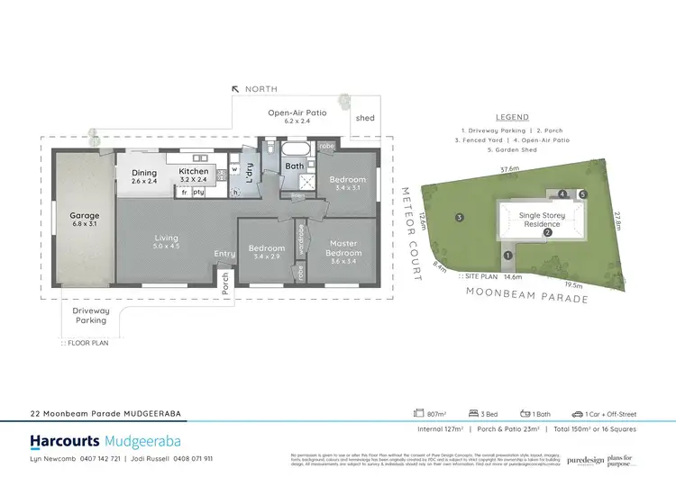 Floorplan of Homely house listing, 22 Moonbeam Parade, Mudgeeraba QLD 4213