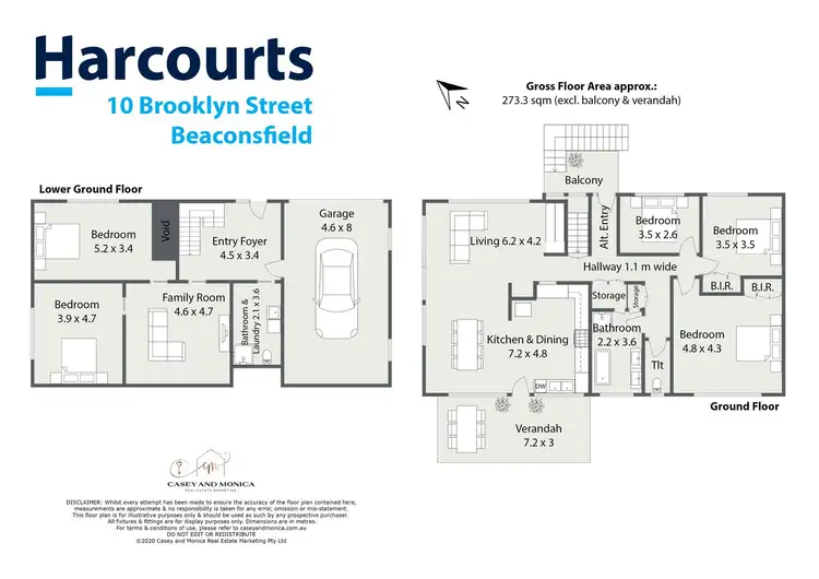 Floorplan of Homely house listing, 10 Brooklyn Street, Beaconsfield TAS 7270